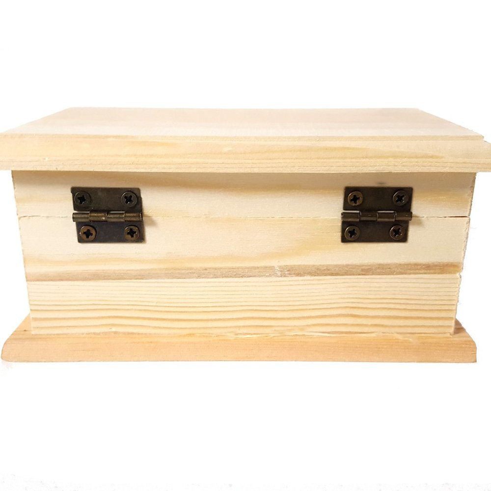 Death's Head Moth Small Wooden Box Storage & Decor - Picture 5 of 6